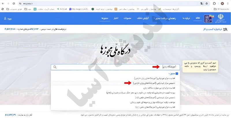 تاسیس و یا اخذ نمایندگی آموزشگاه زبان
